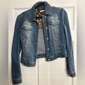 Cache Blue Denim Jacket‎ with Jewels 6